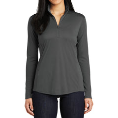 Womens PosiCharge Competitor 1/4-Zip Pullover Iron Grey