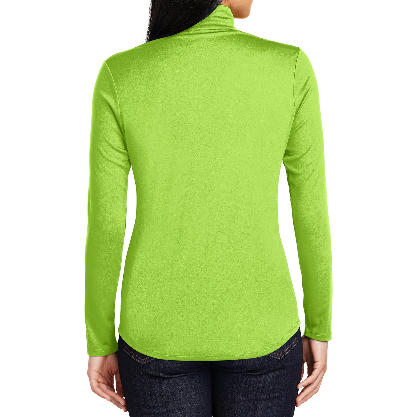 Womens PosiCharge Competitor 1/4-Zip Pullover Lime Shock