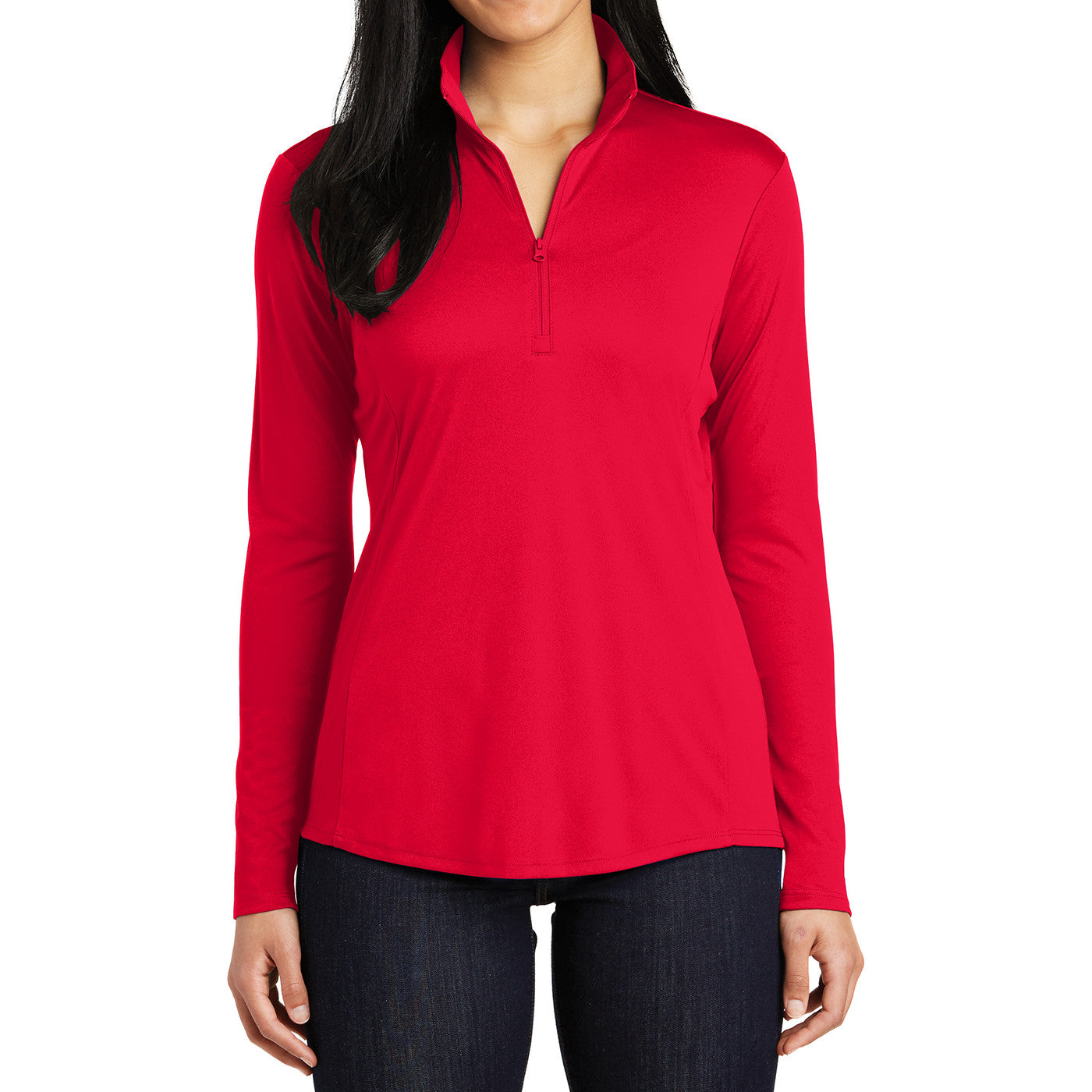 Womens PosiCharge Competitor 1/4-Zip Pullover True Red