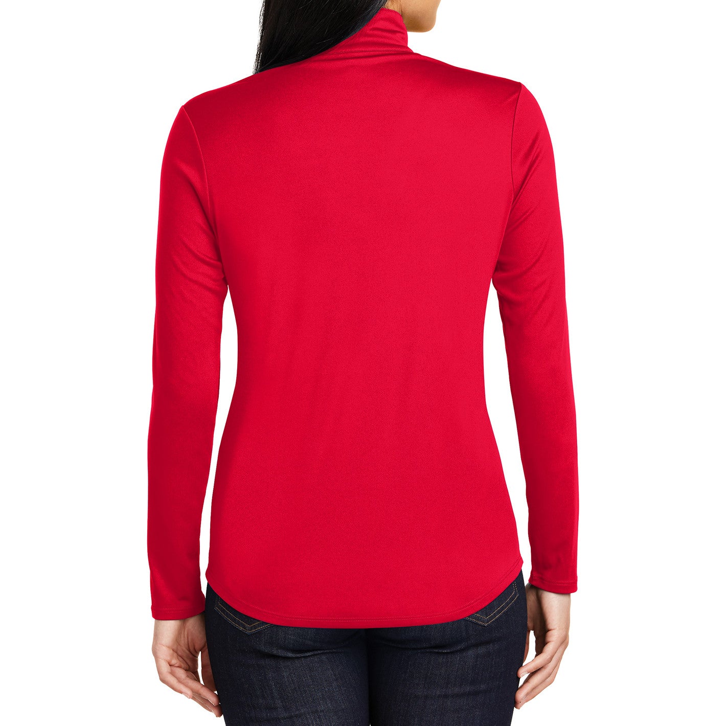 Womens PosiCharge Competitor 1/4-Zip Pullover True Red