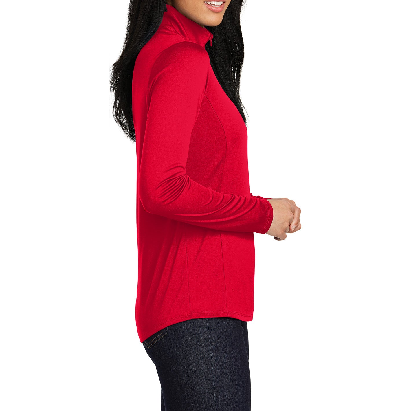 Womens PosiCharge Competitor 1/4-Zip Pullover True Red