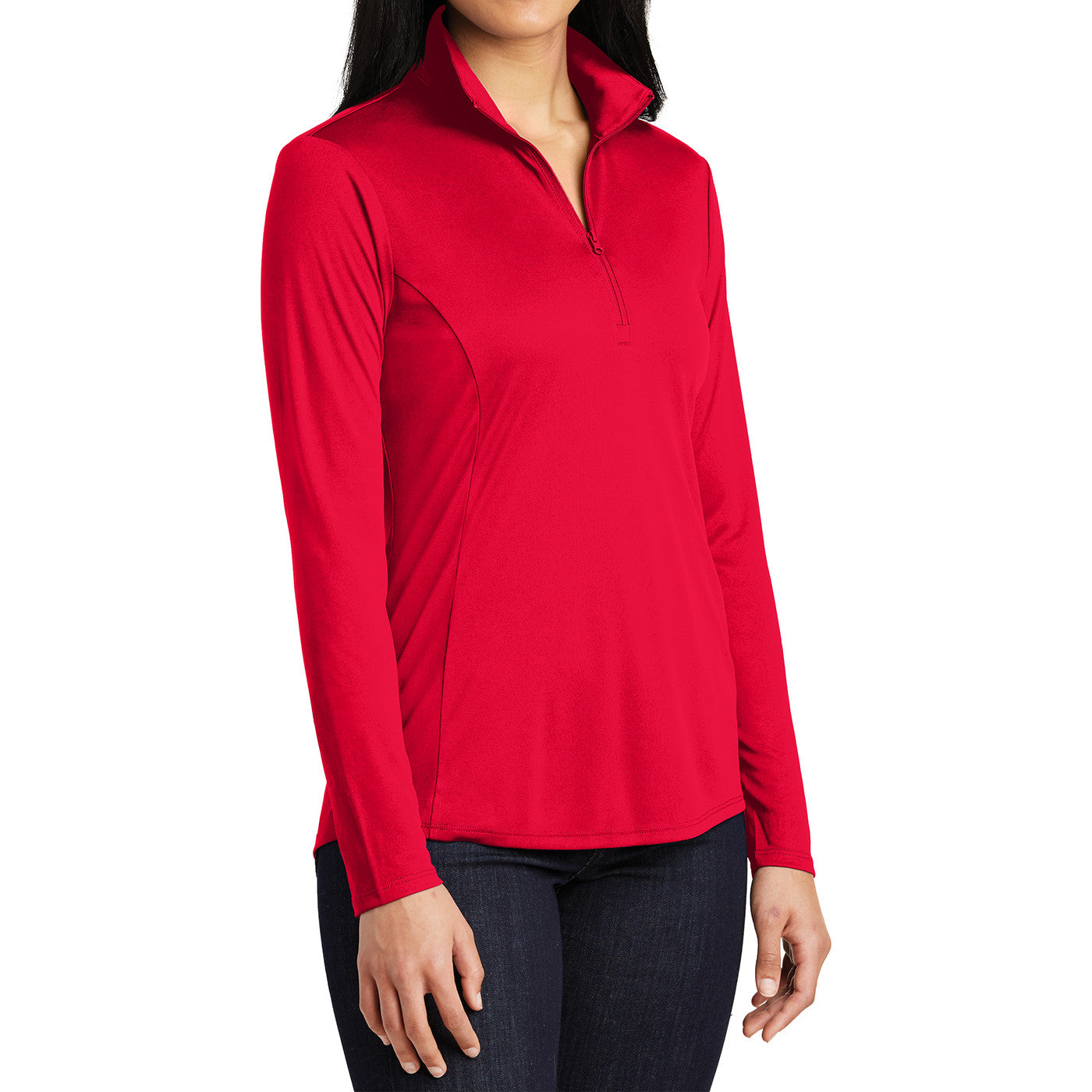 Womens PosiCharge Competitor 1/4-Zip Pullover True Red