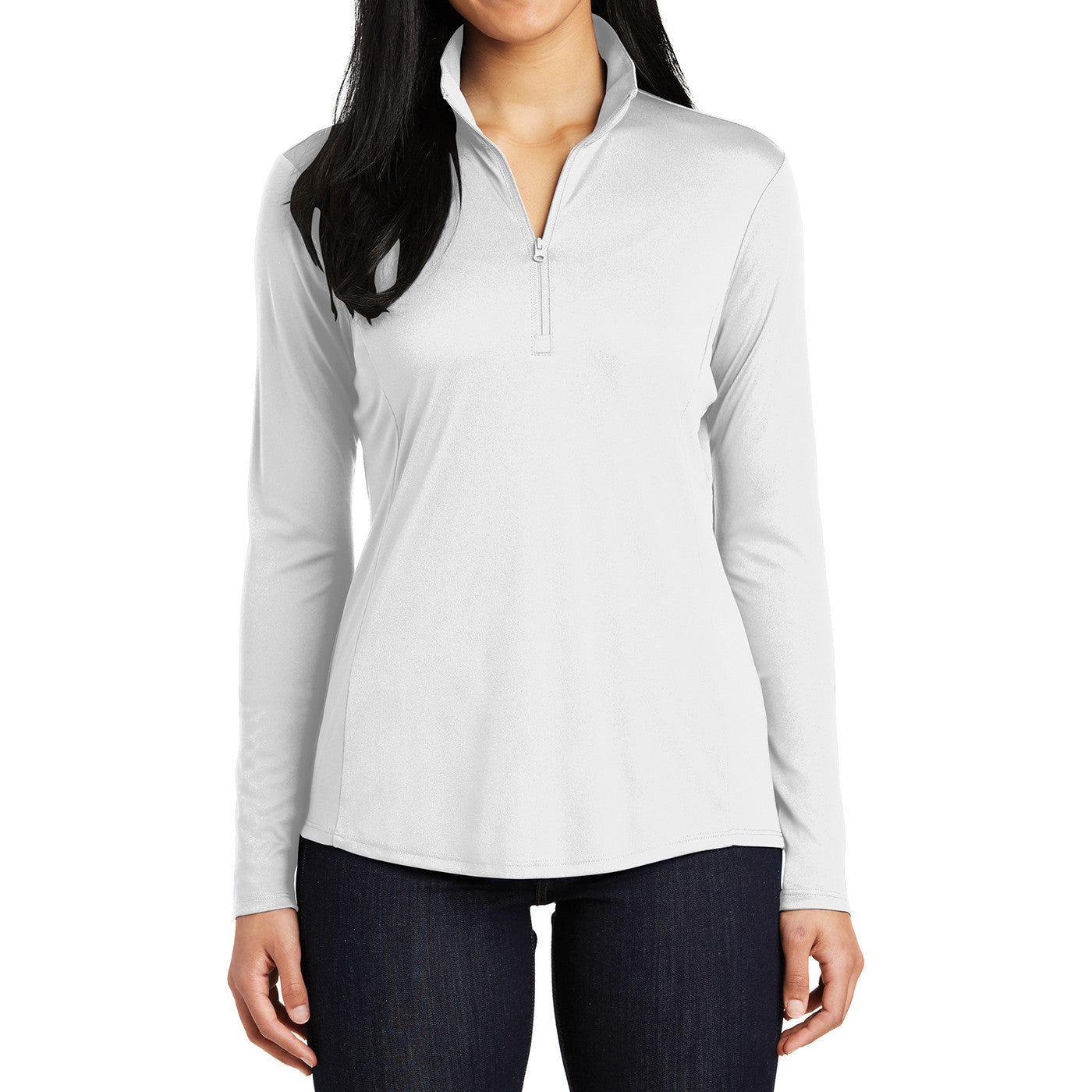 Womens PosiCharge Competitor 1/4-Zip Pullover White