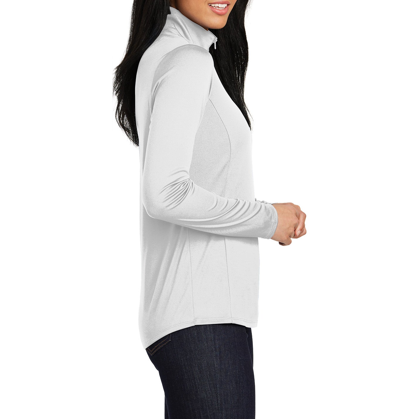 Womens PosiCharge Competitor 1/4-Zip Pullover White
