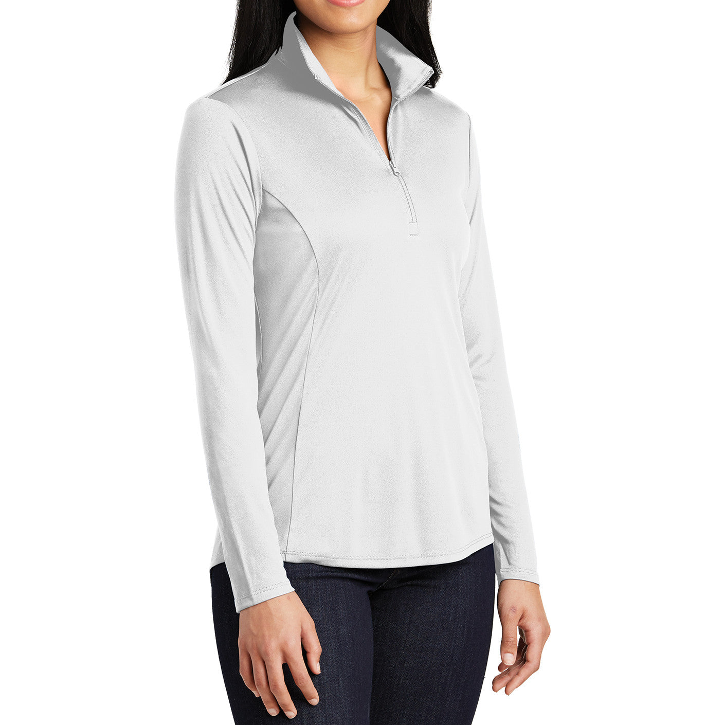Womens PosiCharge Competitor 1/4-Zip Pullover White