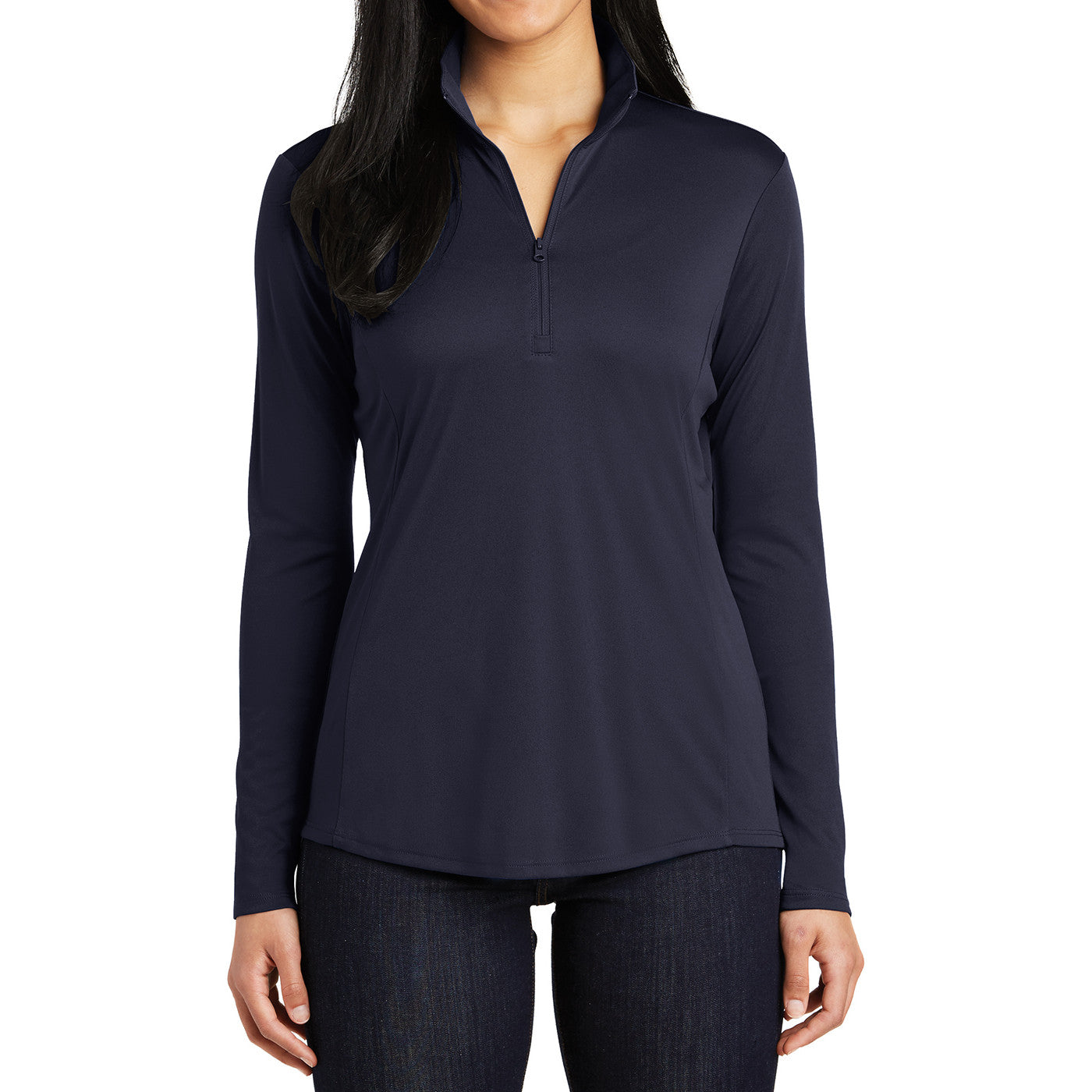 Womens PosiCharge Competitor 1/4-Zip Pullover True Navy