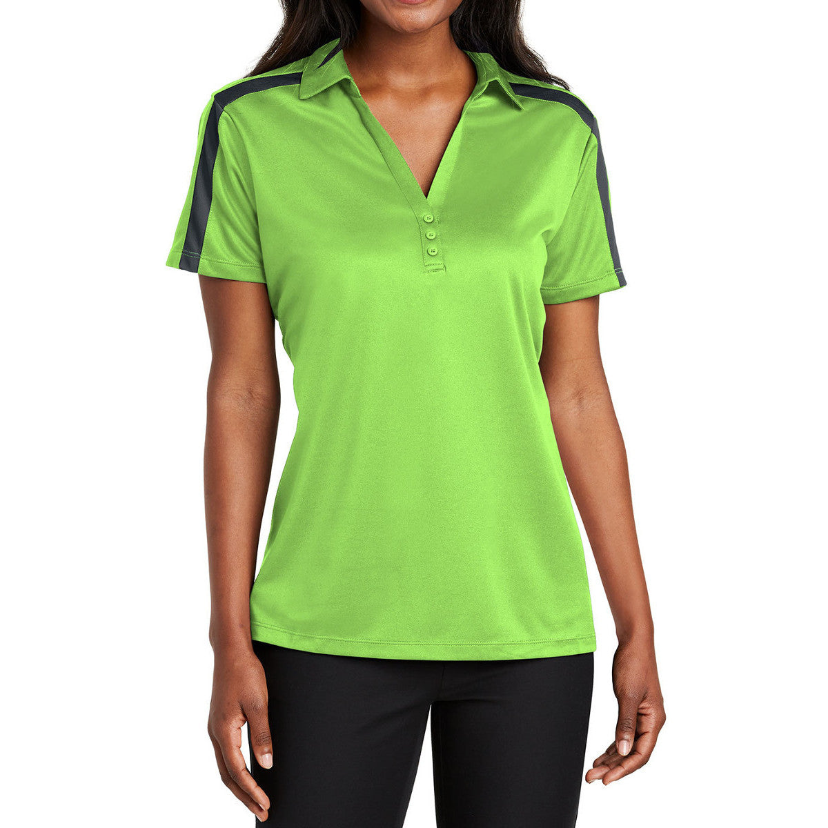 Women's Silk Touch Performance Colorblock Stripe Polo