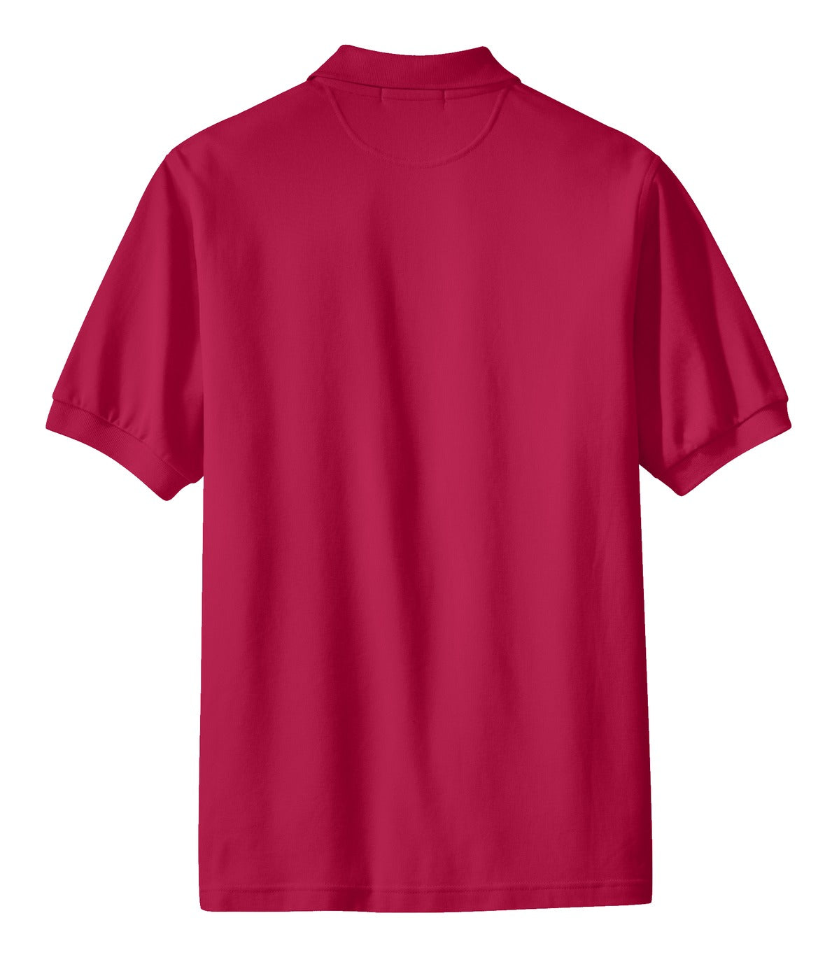 Mafoose Men's 100% Pima Cotton Polo Shirt Red-Back