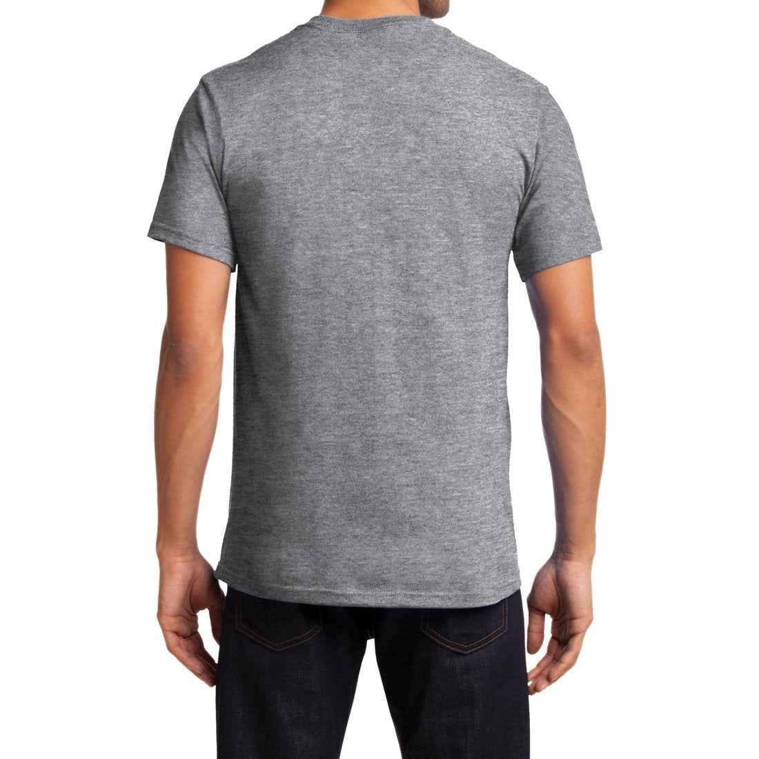 Men's Essential T Shirt with Pocket Athletic Heather