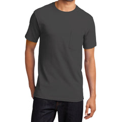 Men's Essential T Shirt with Pocket Charcoal