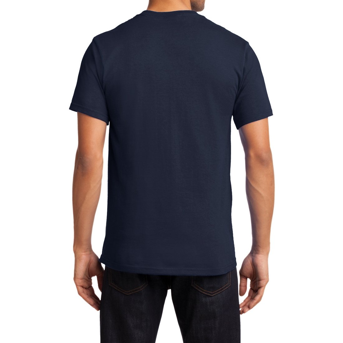 Men's Essential T Shirt with Pocket Deep Navy