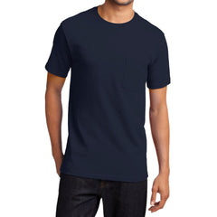 Men's Essential T Shirt with Pocket Deep Navy