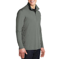PosiCharge Competitor Cadet Collar 1/4-Zip Pullover Grey Concrete