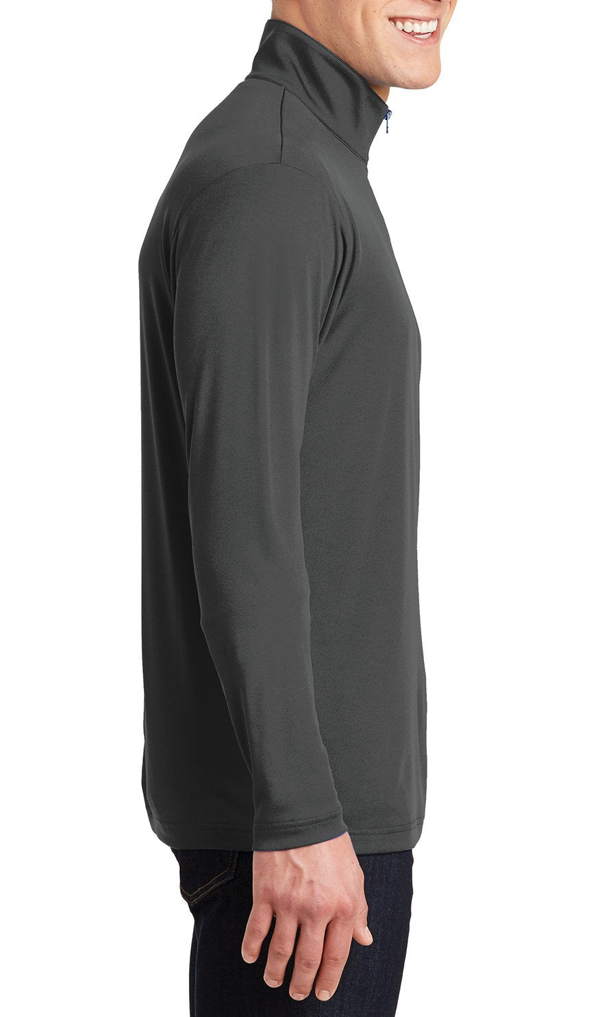 PosiCharge Competitor Cadet Collar 1/4-Zip Pullover Iron Grey