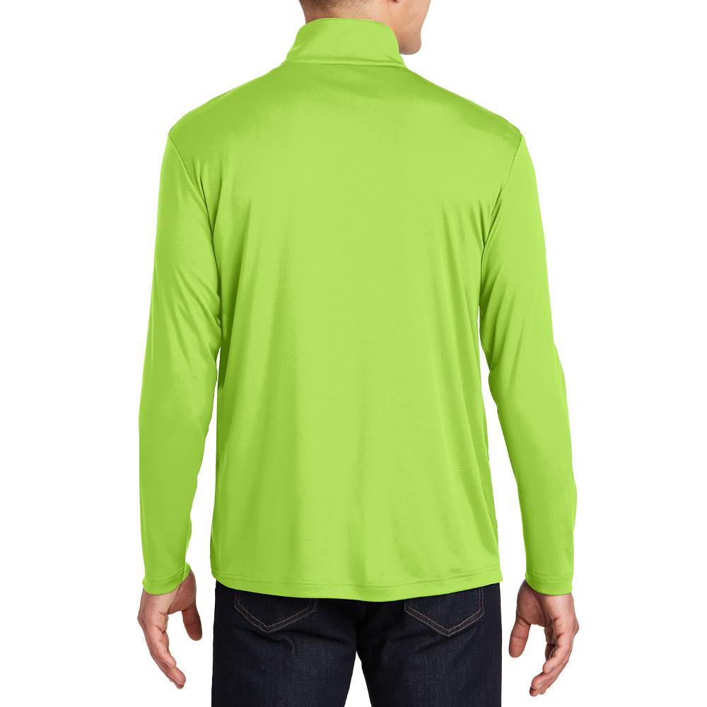 PosiCharge Competitor Cadet Collar 1/4-Zip Pullover Lime Shock