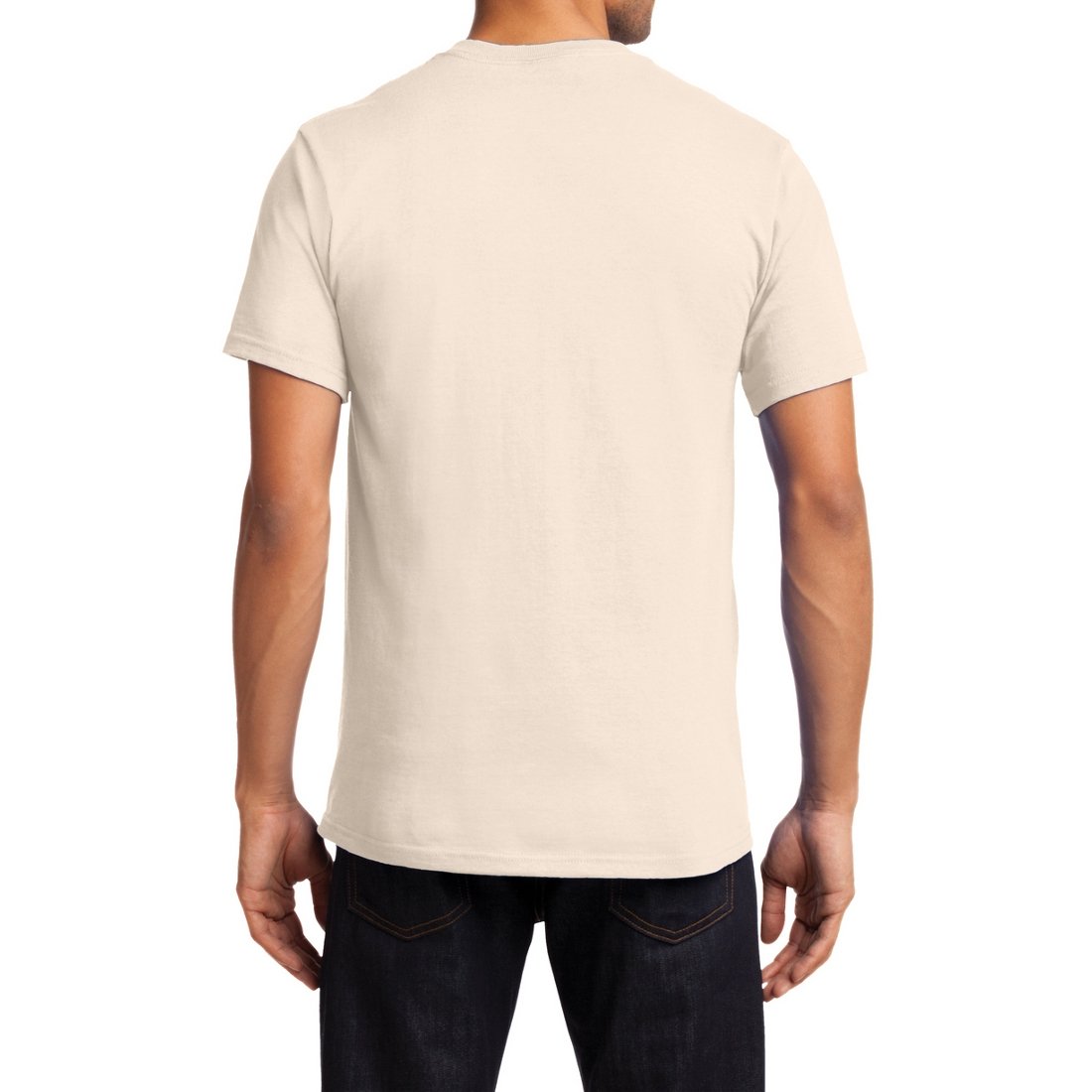 Men's Essential T Shirt with Pocket Natural