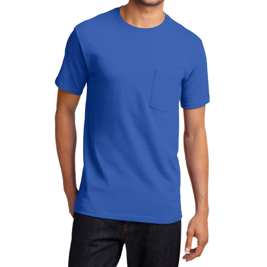 Men's Essential T Shirt with Pocket Royal
