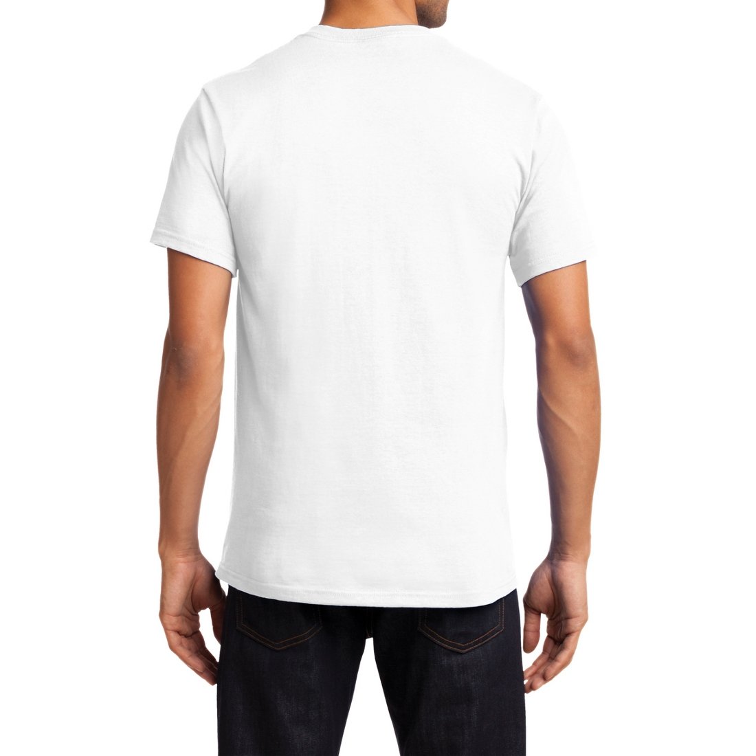 Men's Essential T Shirt with Pocket White