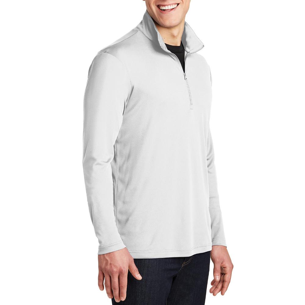 PosiCharge Competitor Cadet Collar 1/4-Zip Pullover White