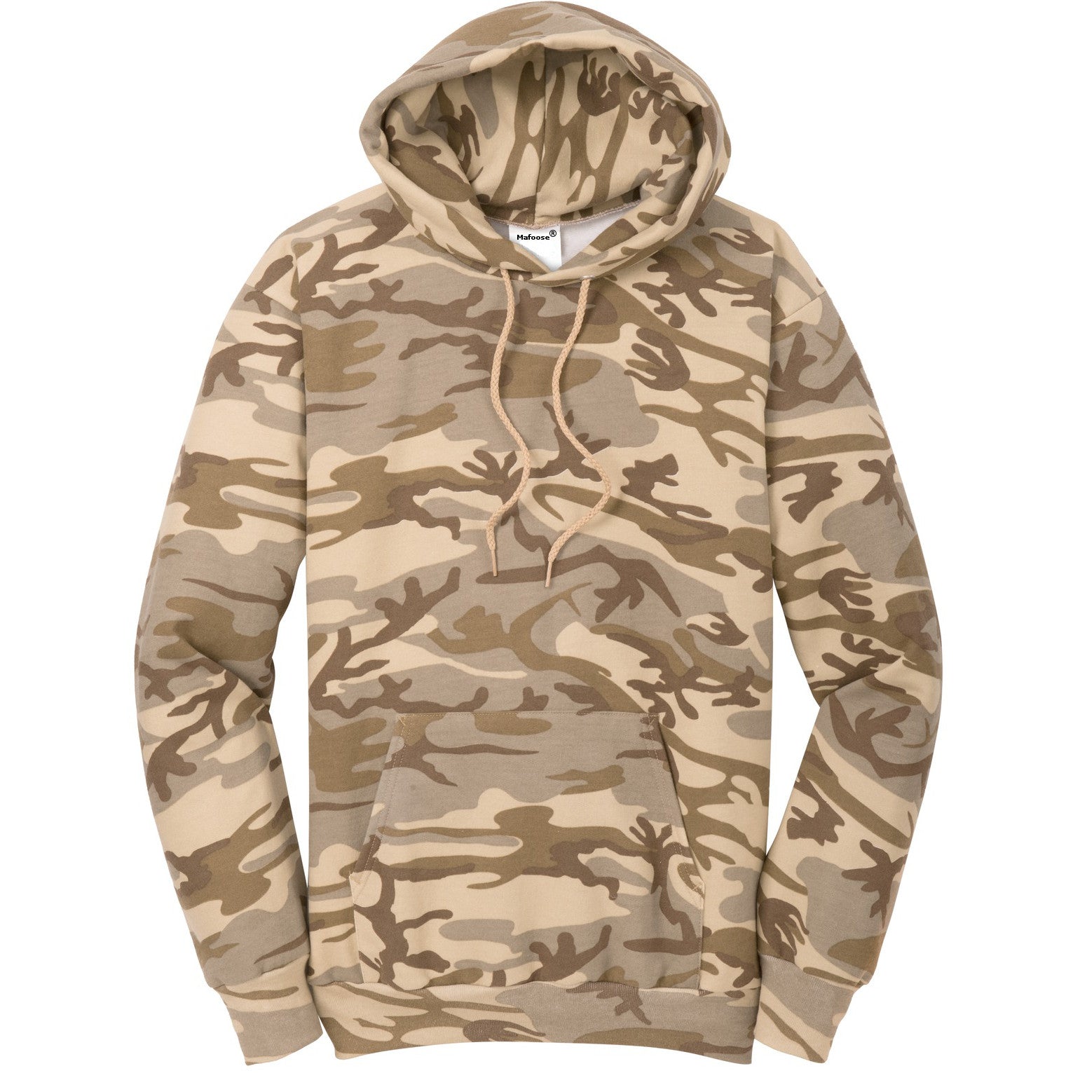 Mafoose Men's Core Fleece Classic Camo Pullover Hooded Sweatshirt Desert Camo