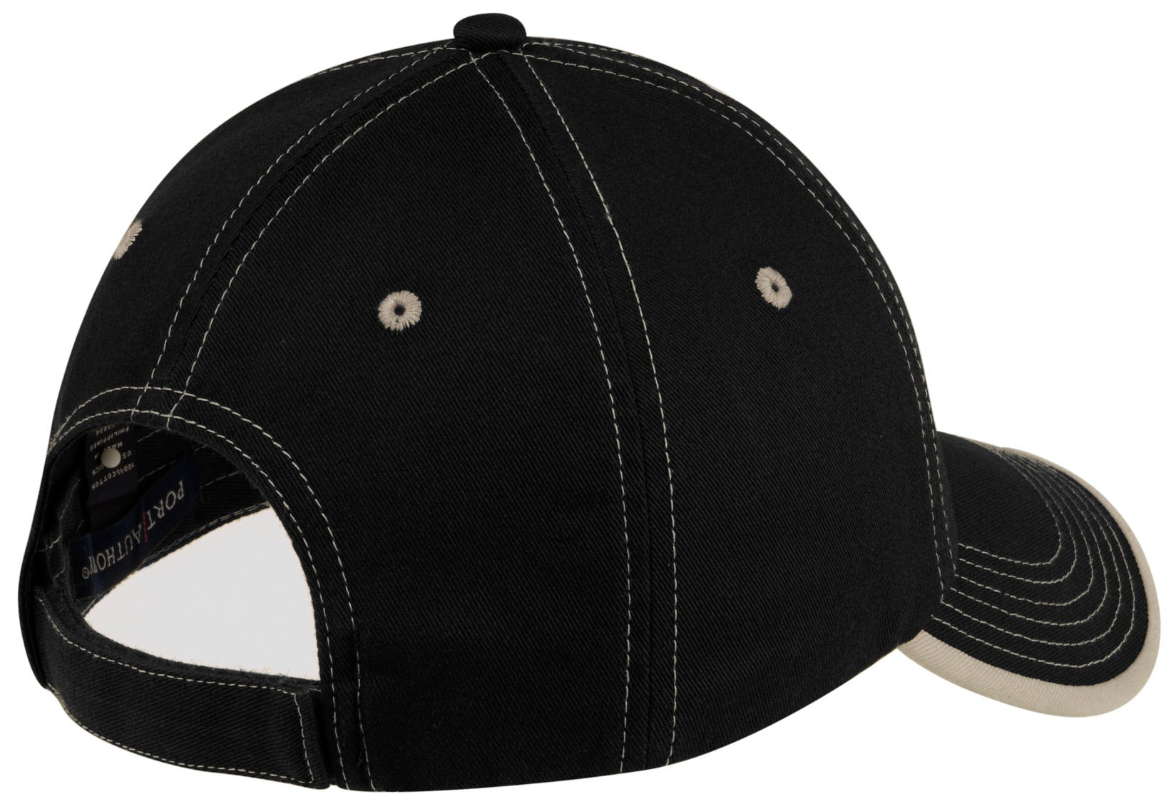 Men's Classic Look Vintage Washed Contrast Stitch Cap