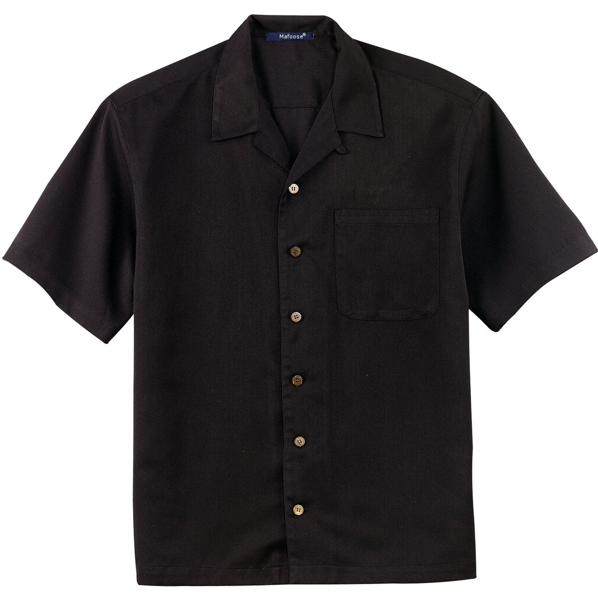 Men's Easy Care Camp Shirt Black