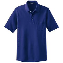 Men's EZCotton Pique Pocket Polo Shirt Cobalt Blue