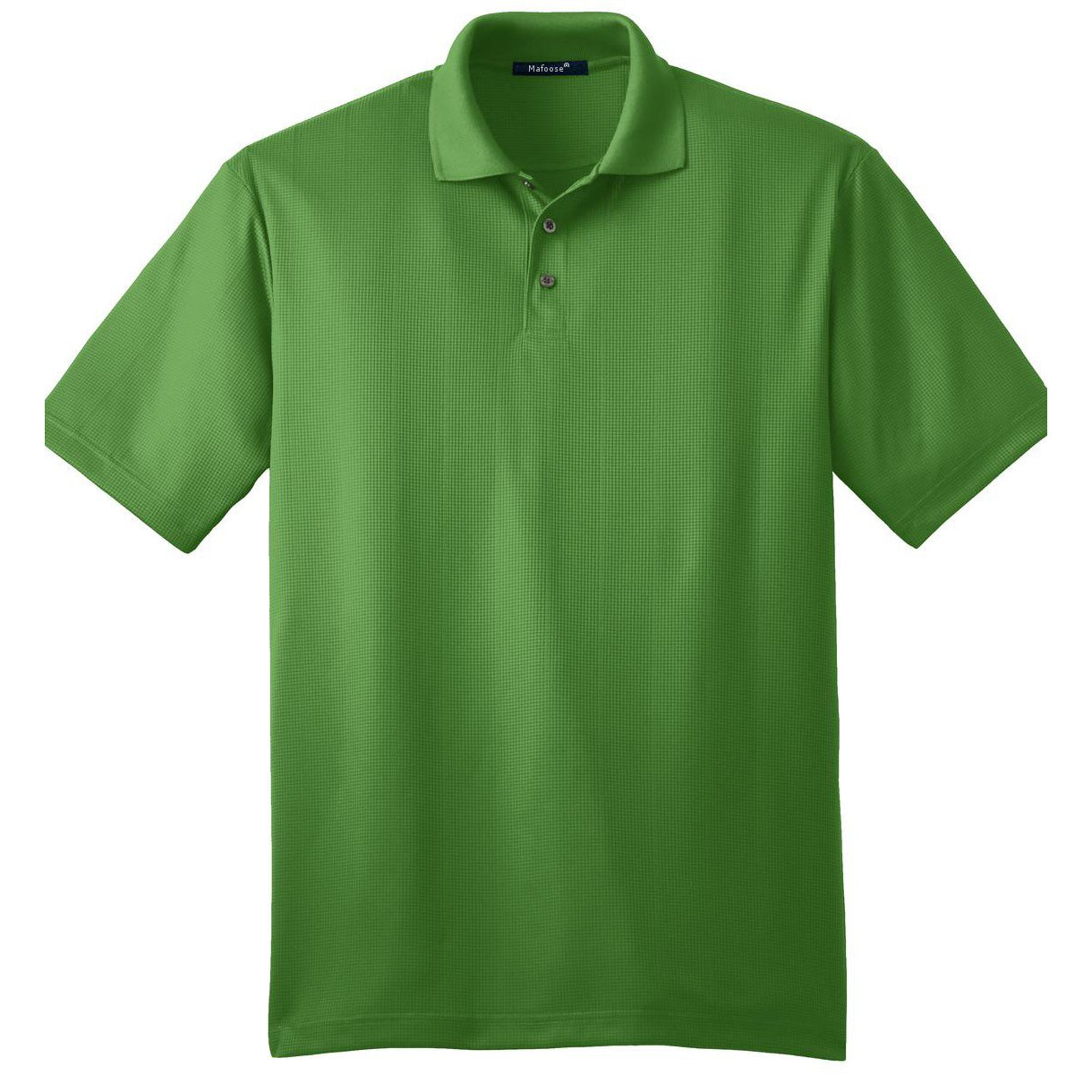Mafoose Men's Performance Fine Jacquard Polo Vine Green-Front