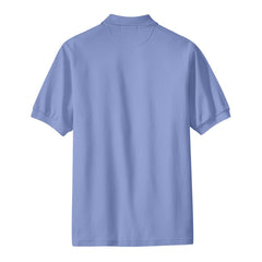 Mafoose Men's 100% Pima Cotton Polo Shirt Blueberry-Back