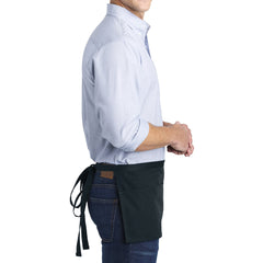 Men's Versatile Three-Pocket Waitstaff Durable Apron