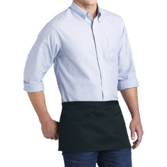 Men's Versatile Three-Pocket Waitstaff Durable Apron