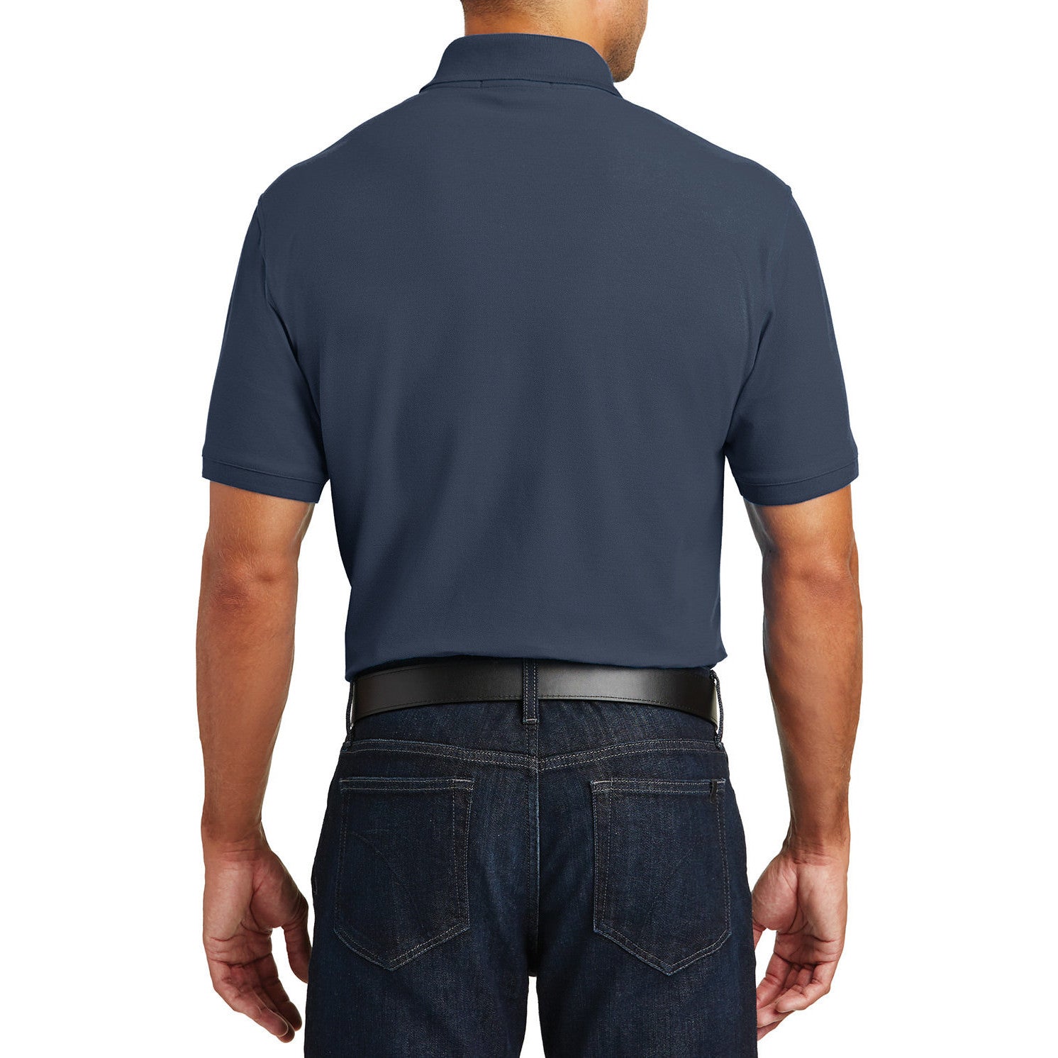 Men's Short Sleeves Tall Core Classic Pique Polo Shirt for Everyday Wear