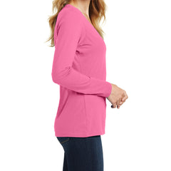 Women's Long Sleeve Fan Favorite V-Neck Tee