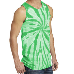 Men's Tie-Dye Tank Top - Kelly