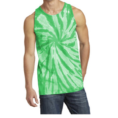 Men's Tie-Dye Tank Top - Kelly