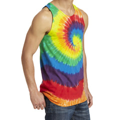 Men's Tie-Dye Tank Top - Rainbow