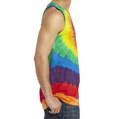 Men's Tie-Dye Tank Top - Rainbow