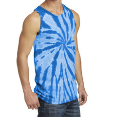 Men's Tie-Dye Tank Top - Royal