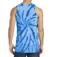 Men's Tie-Dye Tank Top - Royal