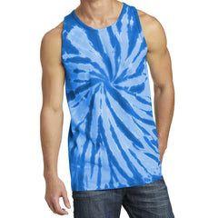 Men's Tie-Dye Tank Top - Royal