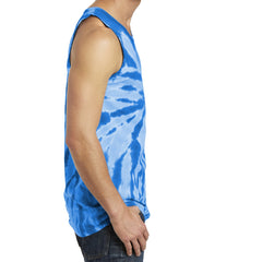 Men's Tie-Dye Tank Top - Royal