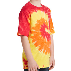 Youth Tie-Dye Tee - Blaze Rainbow