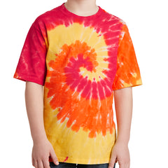 Youth Tie-Dye Tee - Blaze Rainbow