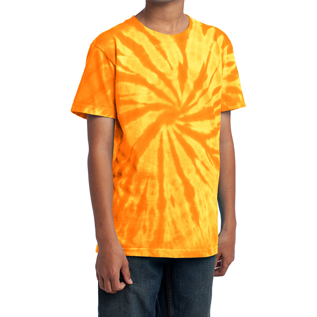 Youth Tie-Dye Tee - Gold