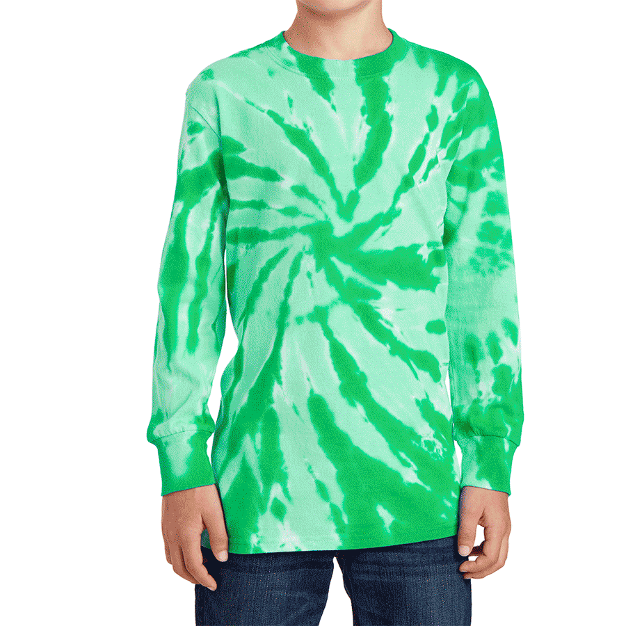 Youth Tie-Dye Long Sleeve Tee