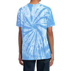 Youth Tie-Dye Tee - Light Blue