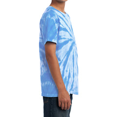 Youth Tie-Dye Tee - Light Blue