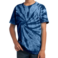 Youth Tie-Dye Tee - Navy