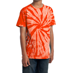 Youth Tie-Dye Tee - Orange