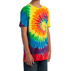 Youth Tie-Dye Tee - Rainbow